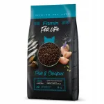 T&auml;iskasvanud kassidele m&otilde;eldud Fitmin For Life Adult Fish and Chicken 8kg