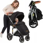 Kokkupandav must SUMMER BABY vankri kruusihoidja fooliumiga