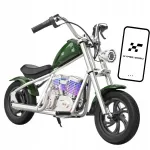Elektriline mootorratas HYPER GOGO CRUISER 12 PLUS rakendusega, roheline