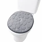 WC kaas pehme hall riidega