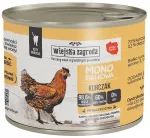 Wiejska Zagroda Monoprotein Chicken m&auml;rgtoit t&auml;iskasvanud kassidele, 200 g