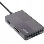 InLine USB 3.2 3-pesaline USB-A kaardilugeja-kontsentratsioon