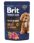 BRIT PREMIUM BY NATURE koerafilee veiseliha ja porganditega, 85 g