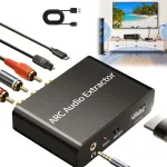 HDMI ARC heliekstraktor ja muundur koaksiaalseks ja optiliseks signaaliks