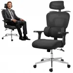 Ergonoomiline reguleeritav kontoritool p&ouml;&ouml;rleva alusega