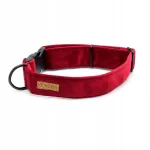 KenDog punasest veluurist koerarihm, 4 cm lai, M, 40&ndash;65 cm