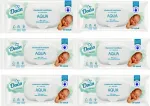 Niisked salvr&auml;tikud DADA Pure Care AQUA 99% vett, 6 x 52 tk