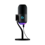 Mikrofon LOGITECH Yeti GX must, juheline, USB-C