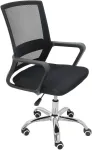 Kontoritool SARA, must, ergonoomiline, v&otilde;rguga