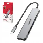 USB-C jagaja UNITEK H1118A, 7 &uuml;hendust, 4K HDMI, USB 3.0, 100W PD, alumiinium