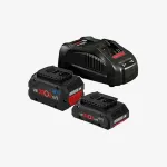 Akukomplekt BOSCH PROCORE 18V, 4.0Ah ja 5.5Ah, kiirlaadijaga