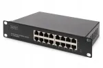 V&otilde;rgul&uuml;liti Digitus, 10 tolli, 16 pordi, Gigabit Ethernet, mittehaldav