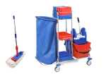 Puhastusvanker HOTEL SET 43 cm lapiga