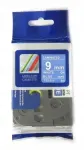 Isekleepuv lint Brother TZ2-525 / TZE-525, 9 mm, sinine valgete tekstidega