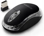 Traadita hiir 2.4GHz, optiline, must, USB