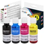 HP Ink Tank tindikassetid 310/416/418/Smart 500/515/525/670/725, 4 tk, GT51/GT52, CMYK