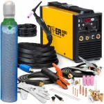 TIGER 1500 HF TIG DC Pulse MMA keevitusinverter, 230V, 150A, k&auml;epideme ja 4 m kaabliga