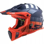 Mootorratturi kiiver LS2 MX437 FAST EVO XCODE, matt, XXL