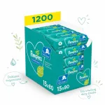 Laste niisked salvr&auml;tikud Pampers Fresh Clean 15x80 tk
