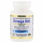 Toidulisand California Gold Nutrition Omega-3 800, 840 mg EPA/DHA