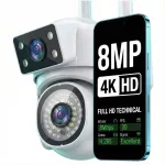 V&auml;lise WiFi kaamera O-KAM Dual, kaks 8MPx infrapuna kaamerat