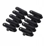 Telgi klambrid, 10 tk, mustad, telkimiseks