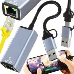 V&otilde;rgukaart USB-C koos Ethernet (RJ45), 100 Mb/s