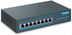 V&otilde;rgul&uuml;liti YuanLey, 8 porti, Gigabit, PoE
