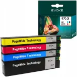 HP 973X XL tindikassetid, mustad ja v&auml;rvilised, 4 tk