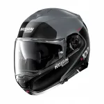 Motorratturi kiiver NOLAN N100-5 PLUS DISTINCTIVE N-COM, helehall, suurus M (58/59)