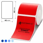 Niimbot B1/B4/B21/B3S/B31 liimitavad termosed sildid, 40x60 mm
