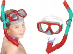 Sukeldumisvarustuse komplekt Bestway 7+ 24032, mask ja toru