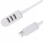 USB jagaja, 3 liidest, 120 cm