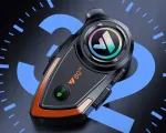 Motorratturi k&otilde;rvaklappide komplekt HORN VI80, Bluetooth 5.3, USB-C, h&auml;&auml;lassistent, 1000 m &uuml;hendus, lihtne paigaldus