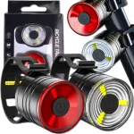 Jalgratta LED esi- ja taga-tule komplekt 80lm koos patareidega