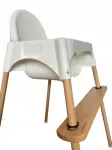 Puidust jalatugi Ikea Antilop s&ouml;&ouml;gitoolile, haabepuit