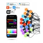 Valguskett 12 m Wifi LED RGB Tuya 20 pirni
