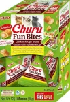 Kasside maiused INABA CIAO CHURU FUN BITES kanaliha ja k&otilde;rvitsaga, 8 x 12 g