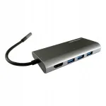 Dokkjaam LC-Power LC-HUB-C-MULTI-5, juhtmega, USB 3.2 Gen 1