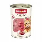 Niiske kassitoit ANIMONDA Carny veise ja s&uuml;damega, 400 g