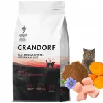Grandorf Veterinary Diet Hepatic dieettoit kalkunilihaga kassidele, 2 kg