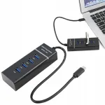 USB C jaotur, 4 &uuml;hendust, USB 3.0, 5 Gb/s