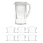 Dafi PRISMA LED valge veefilter-kann 6x Unimax kassettidega