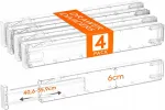 L&auml;bipaistvad 6 cm sahtli jagajad, 4 tk, 41&ndash;56 cm kapile