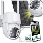 V&auml;ljas p&auml;ikese IP WiFi kaamera 4MP, PTZ, IP66, liikumisj&auml;lgimisega