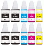 CANON GI490 tinditooted, 10 tk, G1400/G2400/G2411/G3400/G3411/G4400/G4411