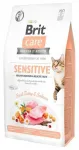 Kuivtoit kassidele BRIT Care teraviljavaba Sensitive 400g 716