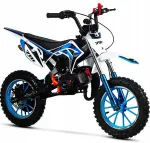 Laste mini motokrossi mootorratas XTR 701, 50 cm&sup3;, elektriline starter, sinine, alates 6. eluaastast