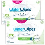 WaterWipes niisked salvr&auml;tid aaloe ekstraktiga, 24x60
