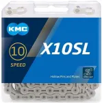 KMC X10SL 10-k&auml;iguline jalgratta kett, 114 l&uuml;li, h&otilde;bedane, superkerge